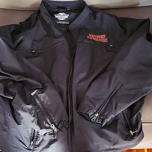 Men Harley Davidson black jacket